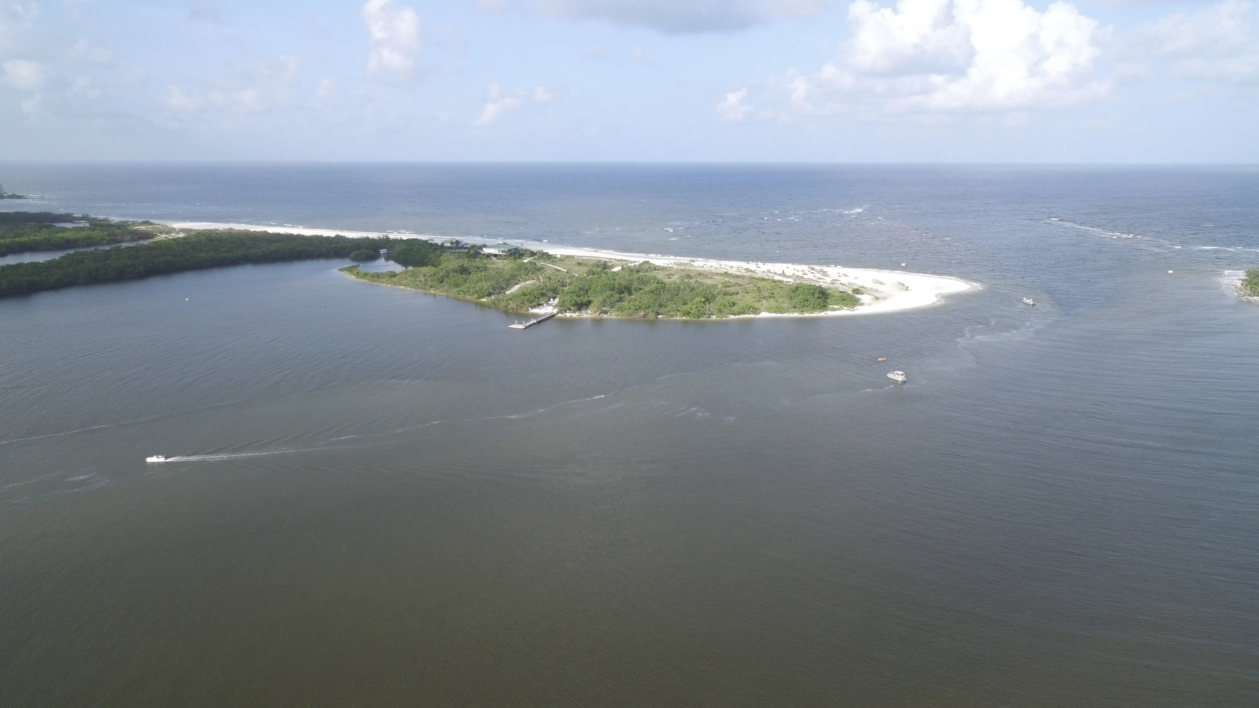 Night mountains with moon